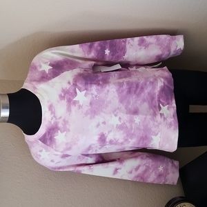 New Wildfox Tie Dye Stars Top Small